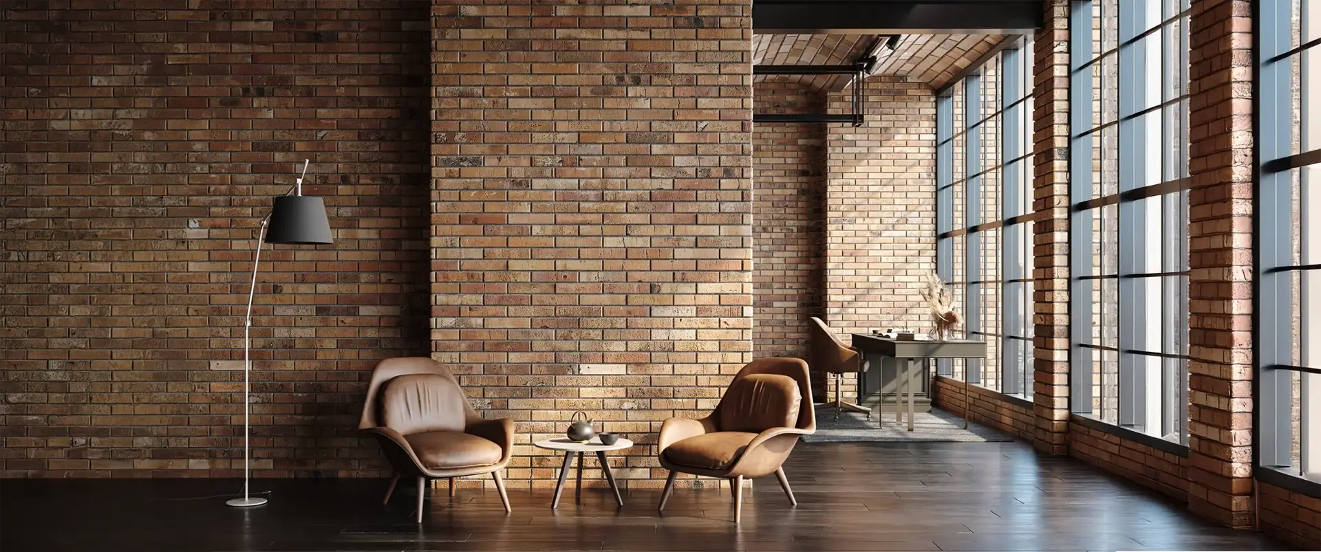 Modern office interior in loft.,